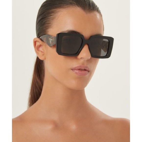 Prada PR23YS Symbole Havana Sunglasses $475 new - Picture 3 of 10